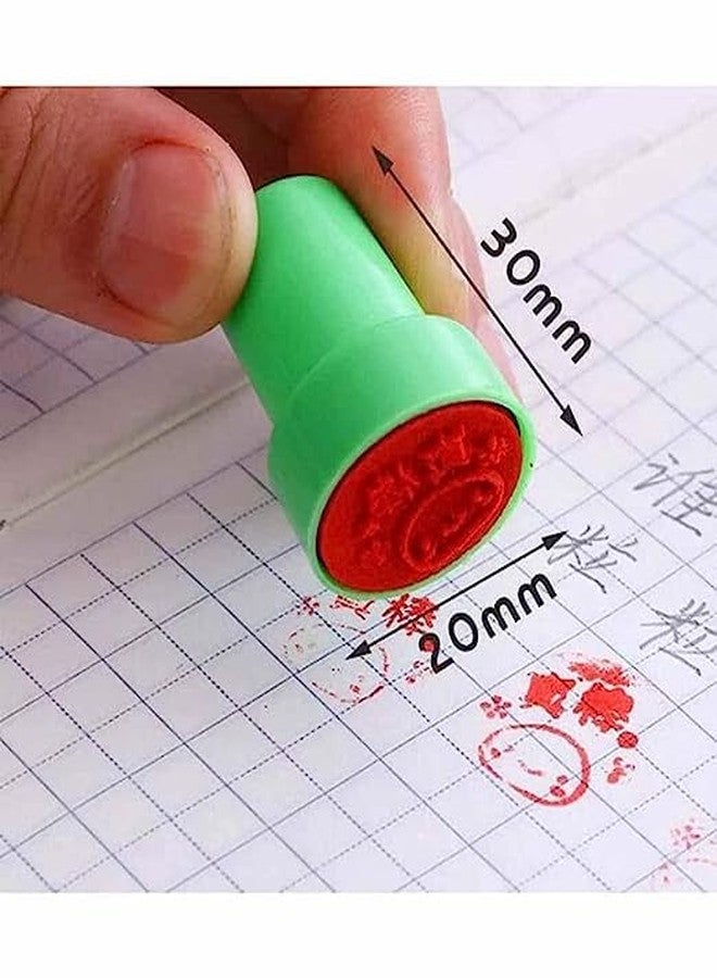 MYSELF Emoji Stamps for Kids - Unicorn Emoji Stamp, Educational Toys Art and Craft School Supplies, Coloring & Stamping Set for Girls & Boys 3 Years + Multicolor Learning Toys (Pack of 10 Pcs) - Image 3